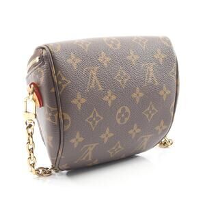 Louis Vuitton leather Brown canvas Monogram Bum Bag